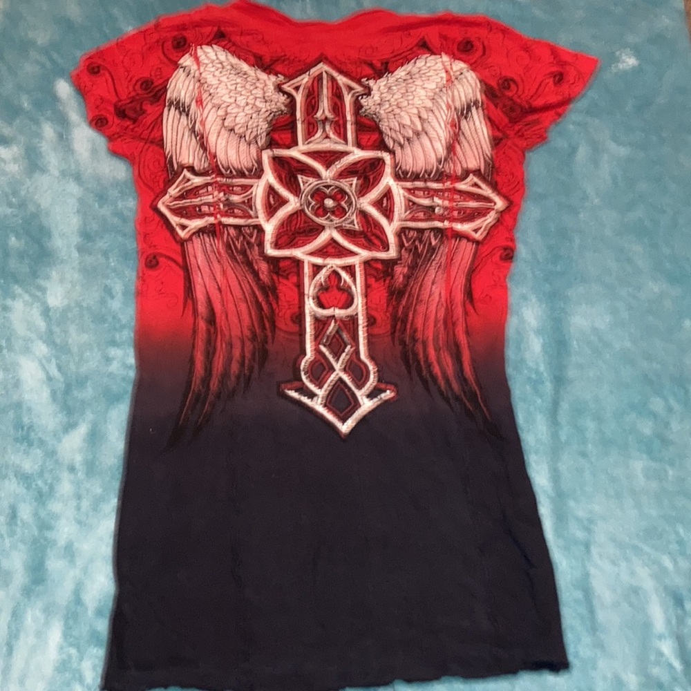 Affliction Gradient Limited Edition Archives Red … - image 3